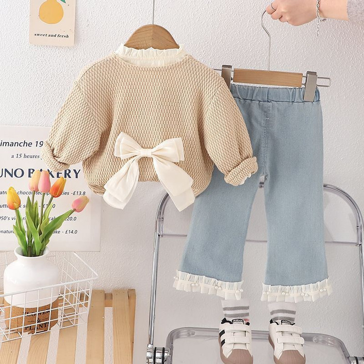 🤩🤩🥰ست سه تیکه فوق لاکچری دخترانه با بهترین کیفیت و زیبا ترین ترکیب رنگ ها 🤩🤩🥰